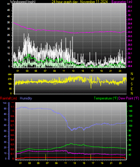 24 Hour Graph for Day 11