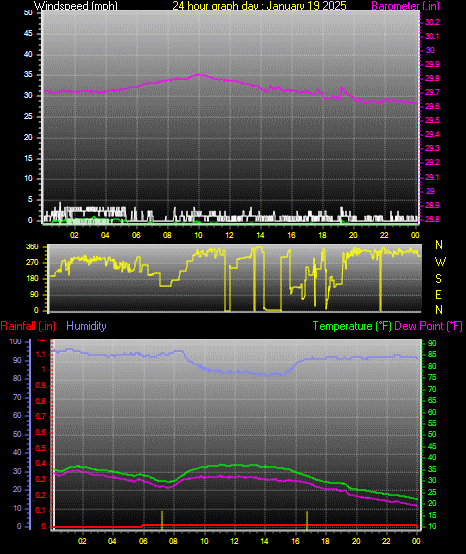 24 Hour Graph for Day 19