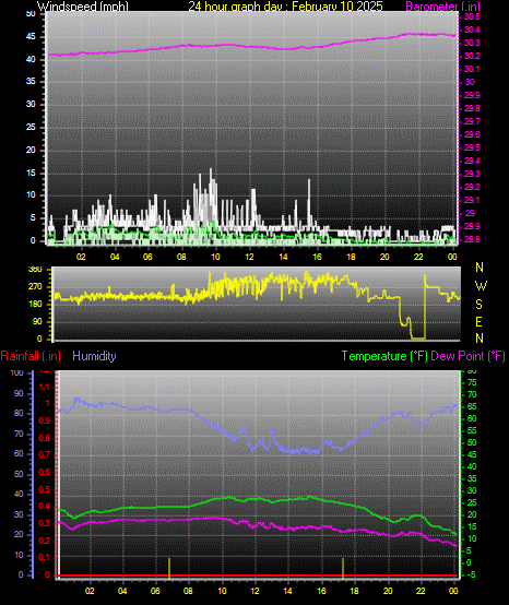 24 Hour Graph for Day 10