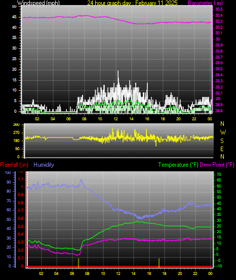 24 Hour Graph for Day 11